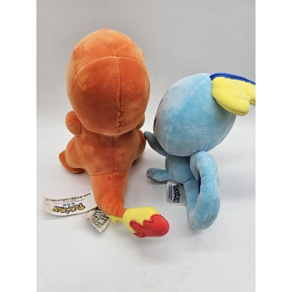 Pokemon Charmander And Sobble 8" Plush Pair Nintendo Vintage 1997 Charmander - Picture 3 of 13